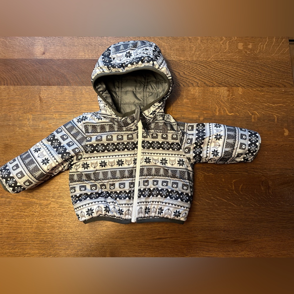 NWOT The North Face Infant Reversible Perrito Jacket - Picture 3 of 4